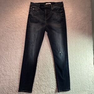 Fidelity Denim Gwen High Rise Skinny Jeans 30 St. Tropez Wash Made in USA